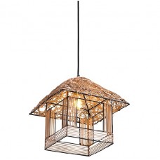 Φωτιστικό Κρεμαστό Μονόφωτο E27 230V Ξύλινο 955WOODY/H